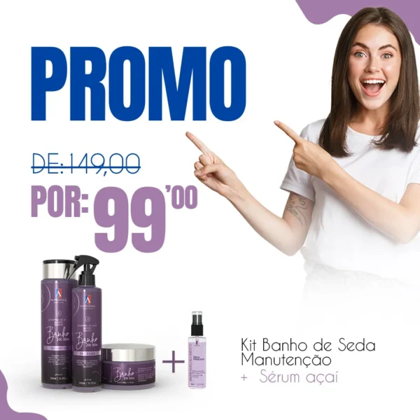 Kit Banho de Seda  + Serum Açaí - Image 5