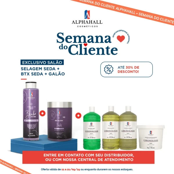 Combo Selagem + Bio Gloss + Kit Galão Argan